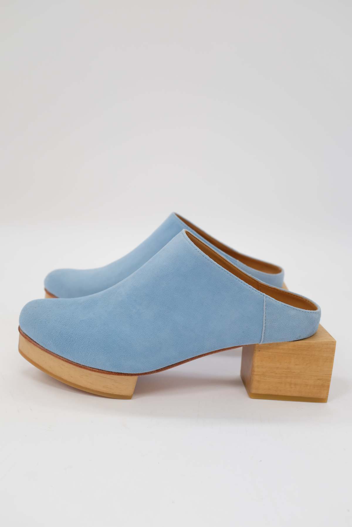 Beklina Matisse Platform Mules - Hydrangea - Image 4 of 5