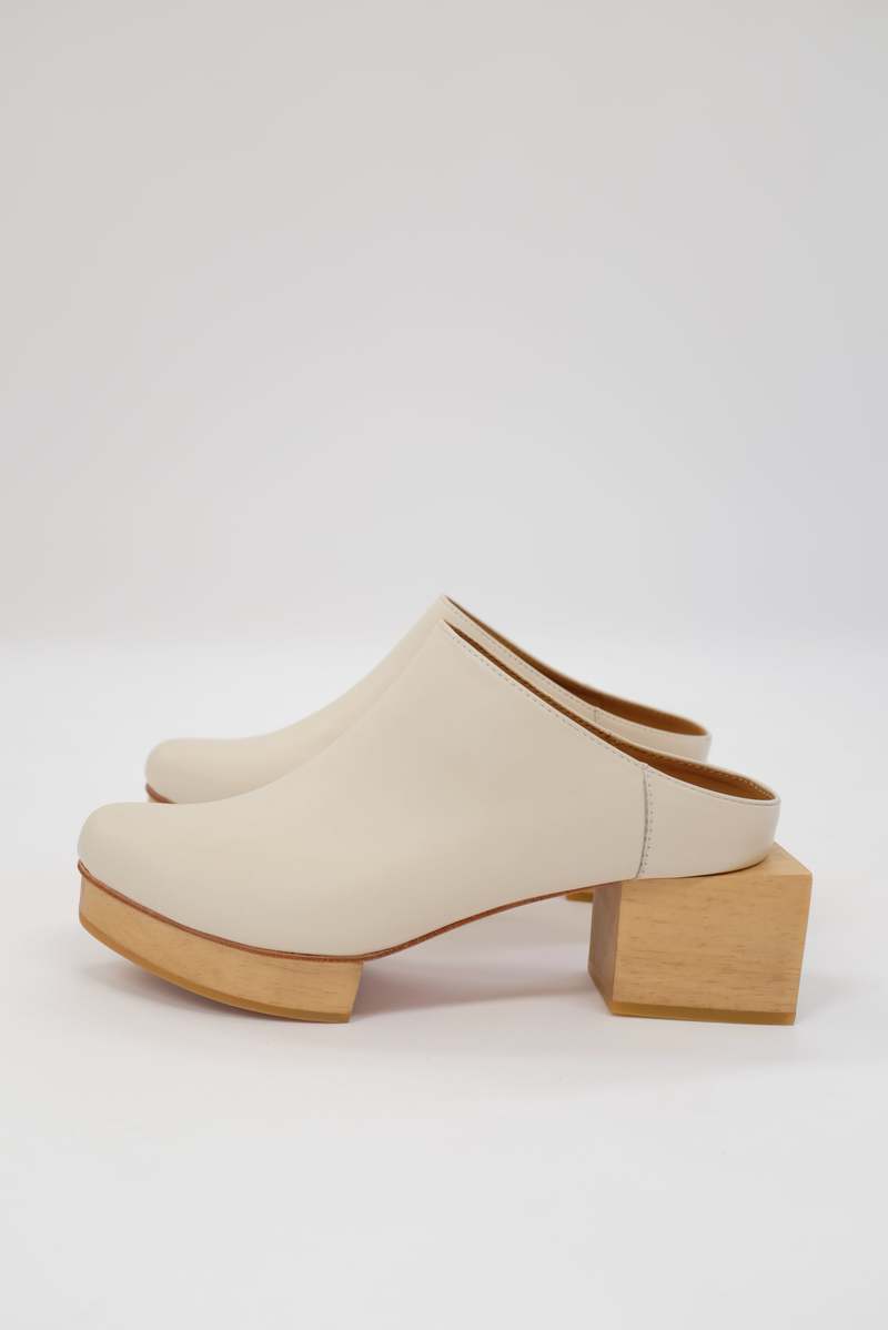 Beklina Matisse Platform Mules - Off White