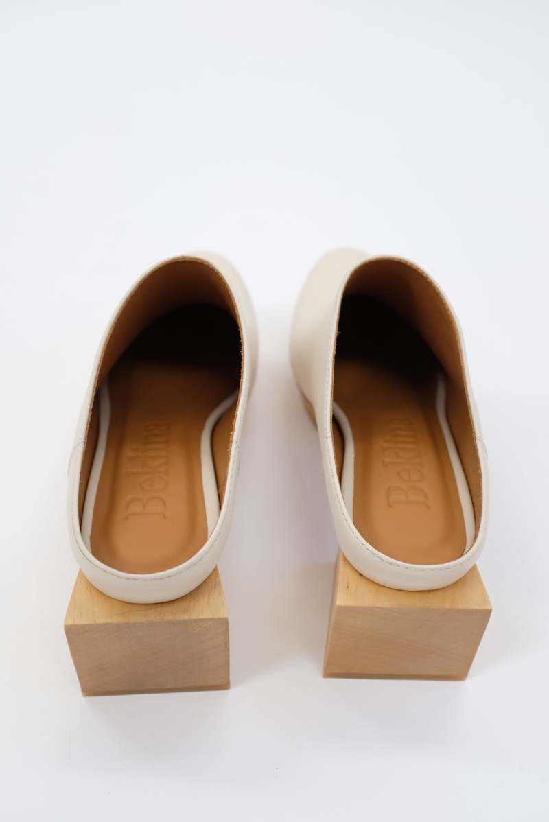 Beklina Matisse Platform Mules - Off White