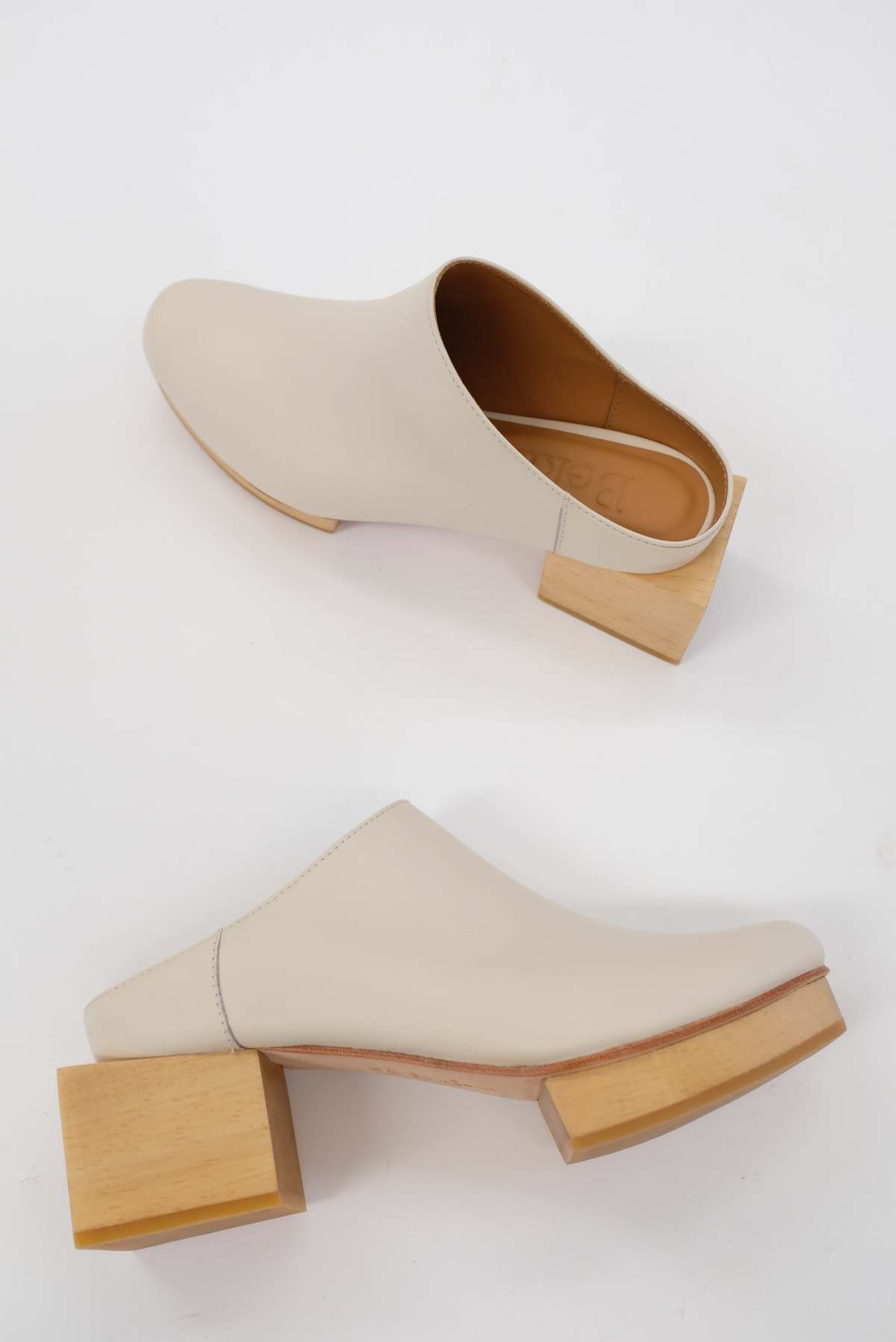 Beklina Matisse Platform Mules - Off White - Image 6 of 6