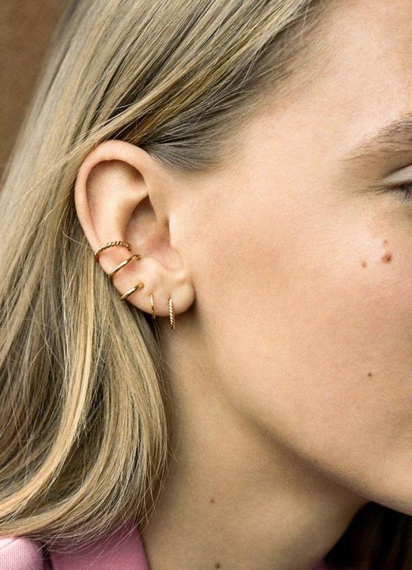 swirl earring