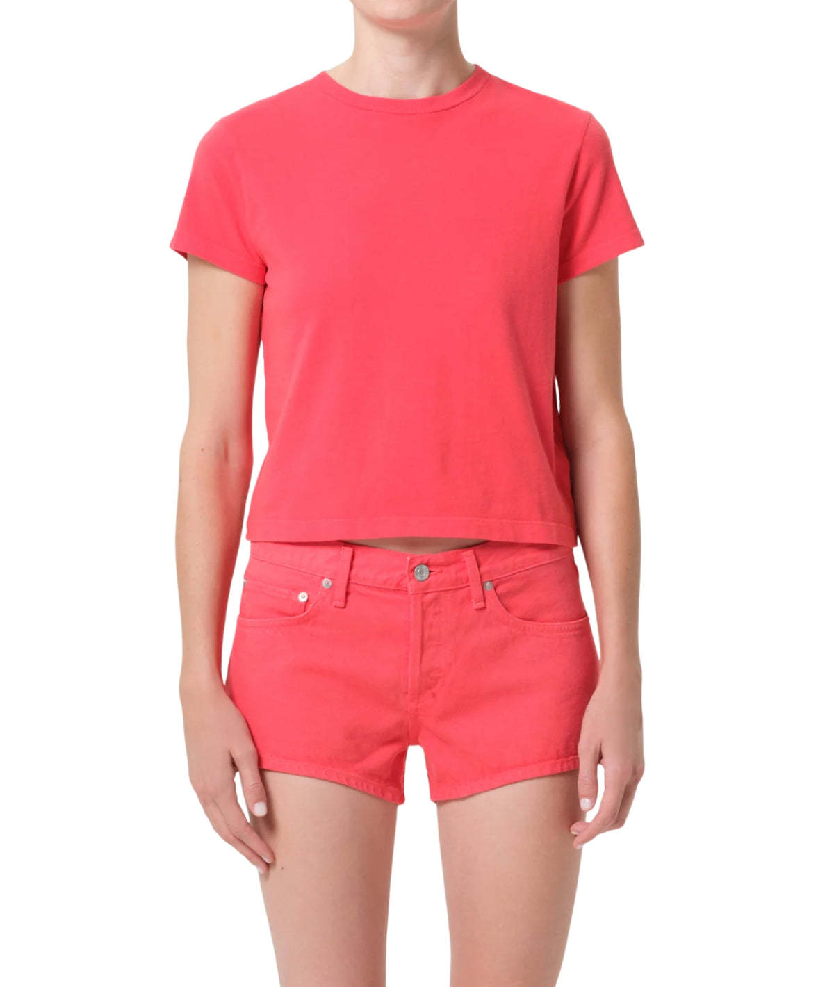 AGOLDE Adine Shrunken Tee - Image 1 of 5