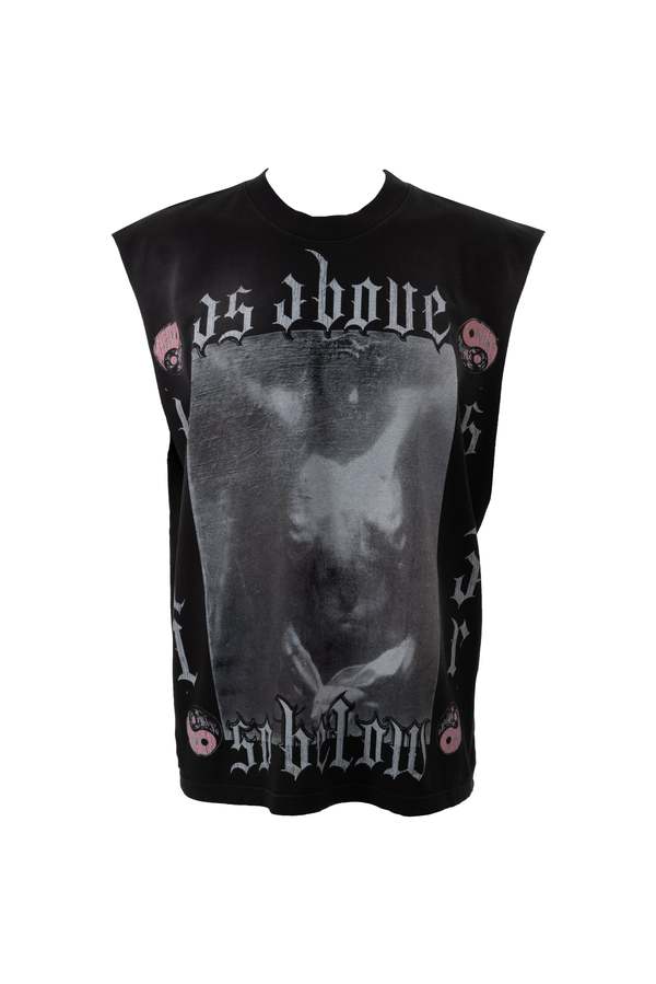 Hellstar As Above So Below Muscle Tee - Black