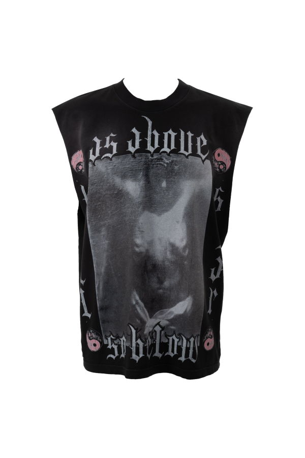 Hellstar As Above So Below Muscle Tee - Black