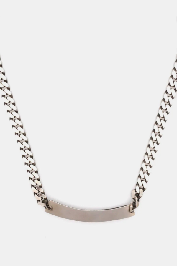 werkstatt:münchen Silver Cable-Link Chain Necklace