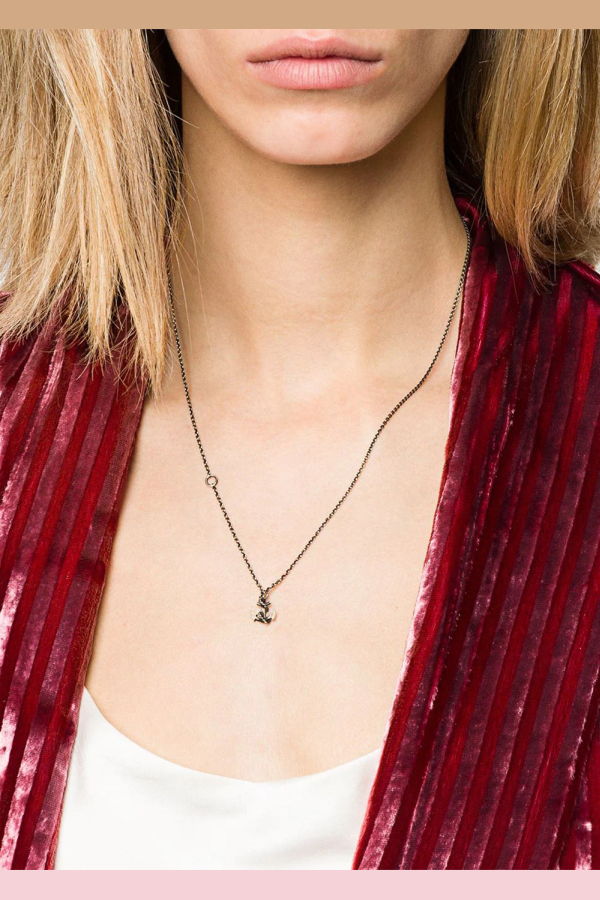 werkstatt:münchen Mini Anchor Chain Necklace