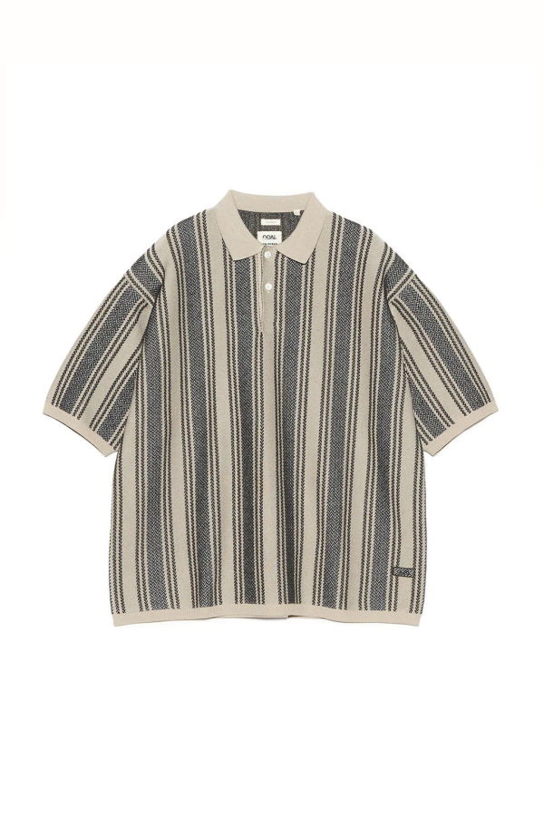 Nanamica Knit Polo Sweater - Charcoal