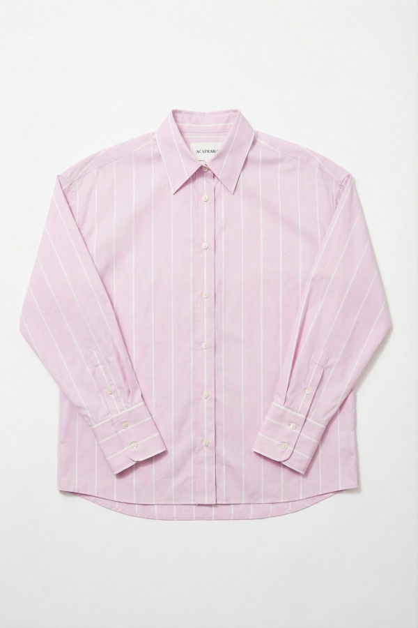 Academia Marie Stripe Shirt - Pink