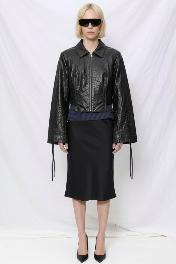 Jovana Markovic Black Wave Jacket