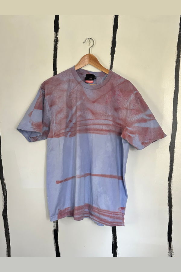 Audrey Louise Reynolds ALR Oversized Honduran Cotton Airbrush Stripes Shirt - Rad Plaid
