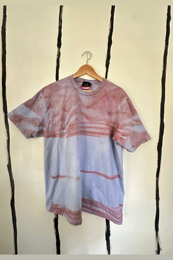 Audrey Louise Reynolds ALR Oversized Honduran Cotton Airbrush Stripes Shirt - Rad Plaid