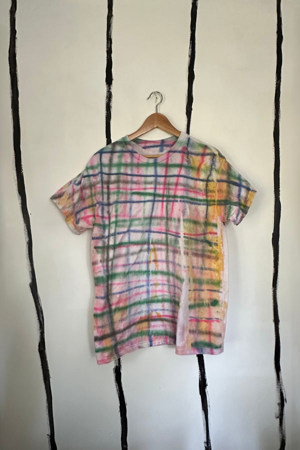 Audrey Louise Reynolds USA Cotton Unisex Rad Plaid Cray Cray T-Shirt