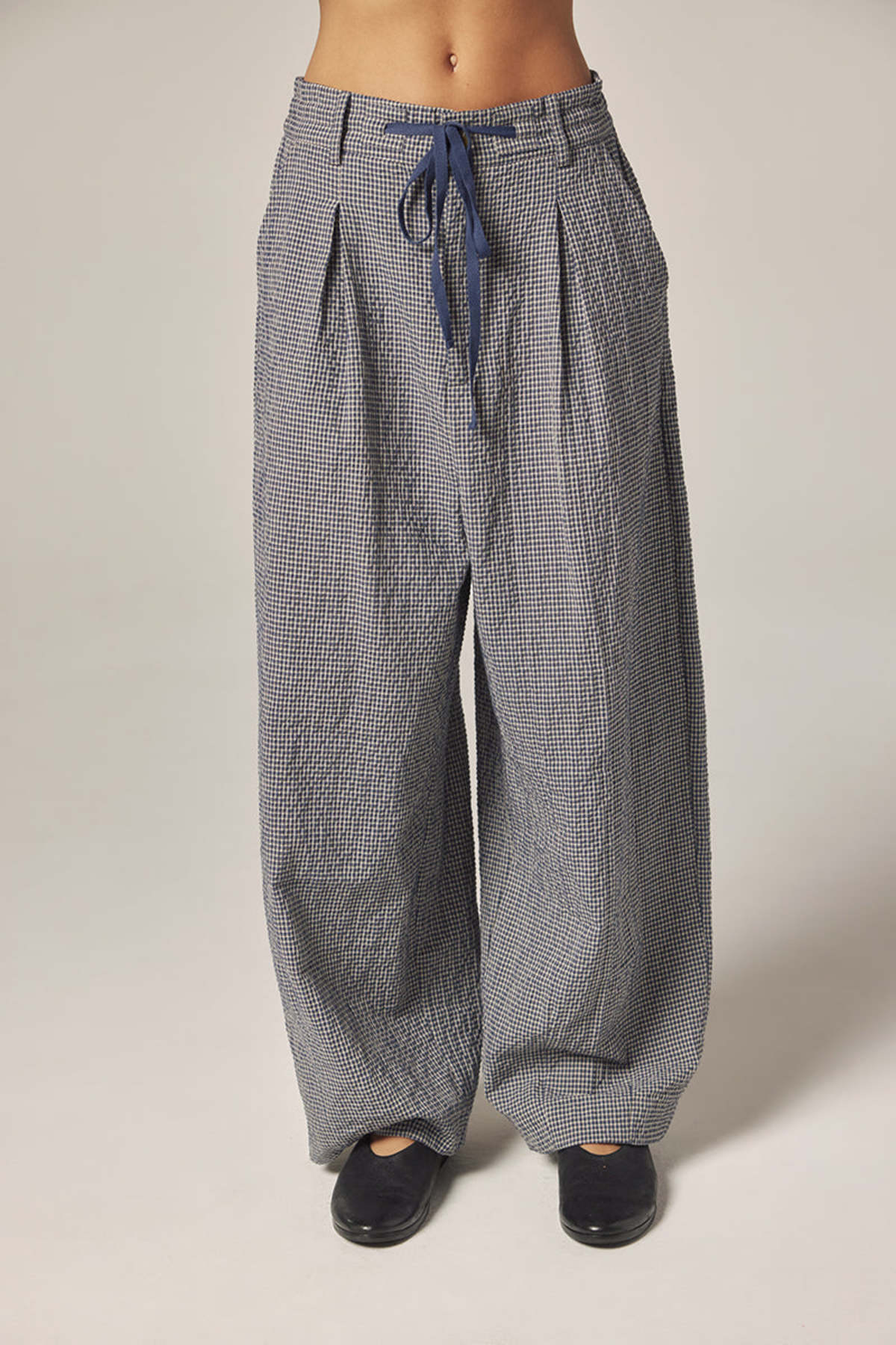 amente Drawstring Wide Pants - Image 1 of 5