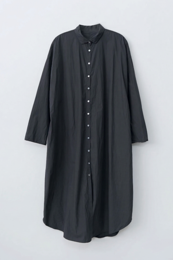 Album di Famiglia Long Shirt Dress TC - Black