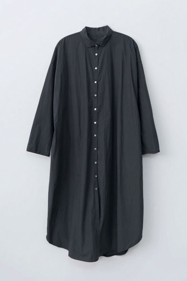 Album di Famiglia Long Shirt Dress TC - Black