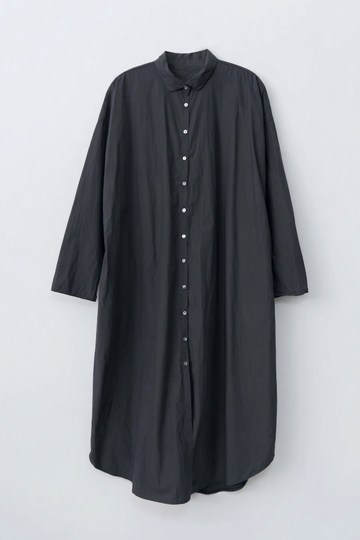Album di Famiglia Long Shirt Dress TC - Black - Image 1 of 2