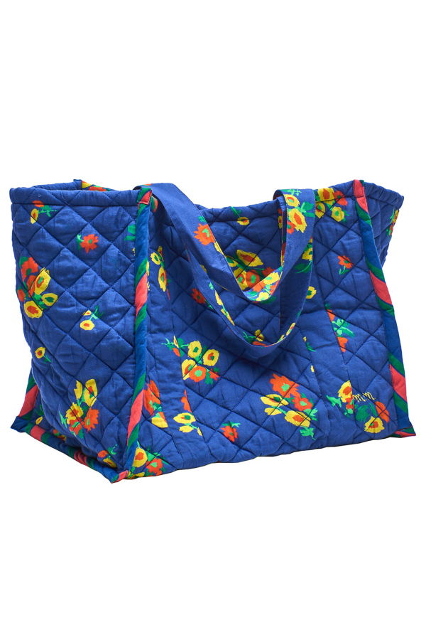 Maison Mangostan Blossom Bag - Blue