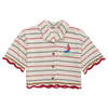 KIDS Maison Mangostan Child Barcos Knit Shirt - Cream - Thumbnail 1