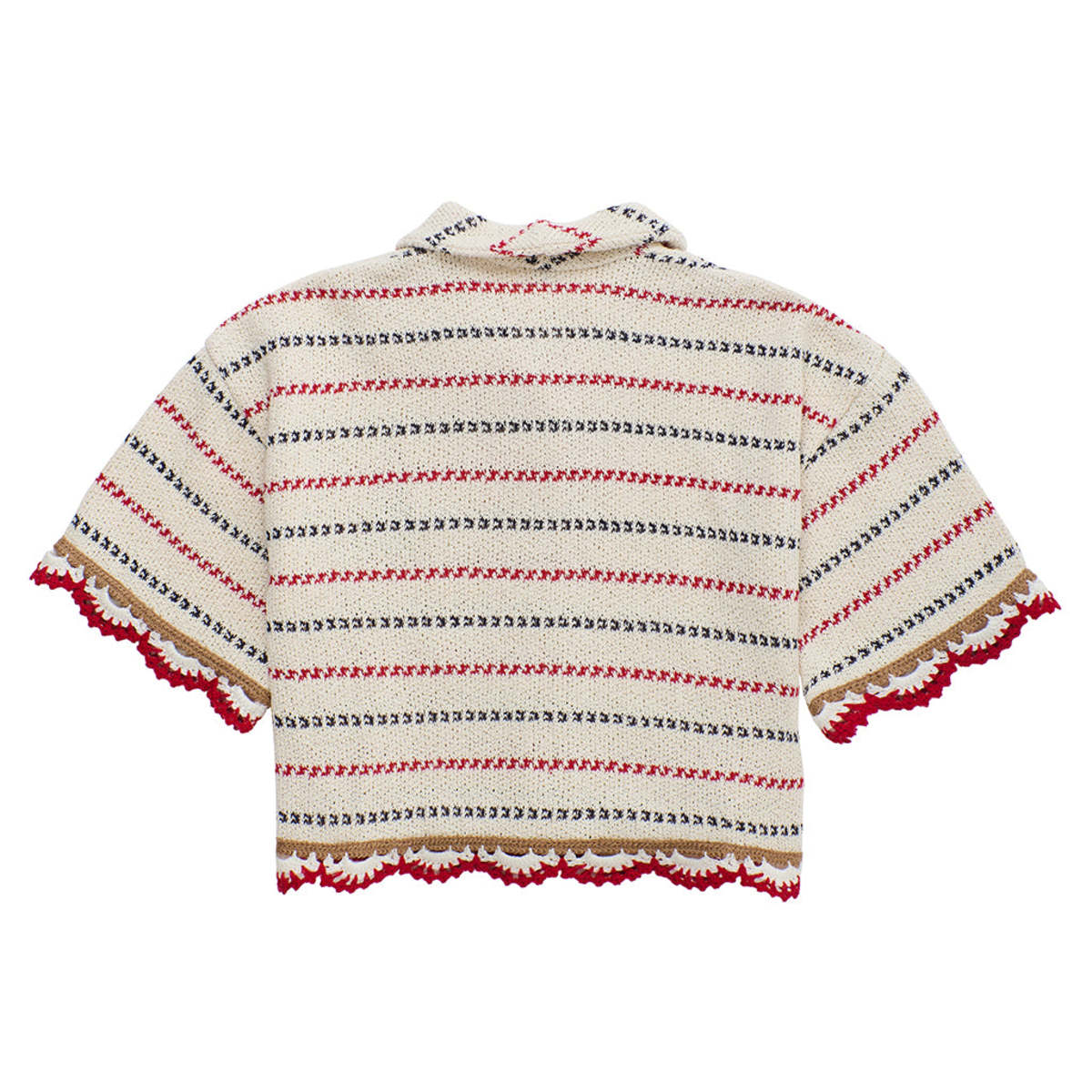 KIDS Maison Mangostan Child Barcos Knit Shirt - Cream - Image 2 of 4
