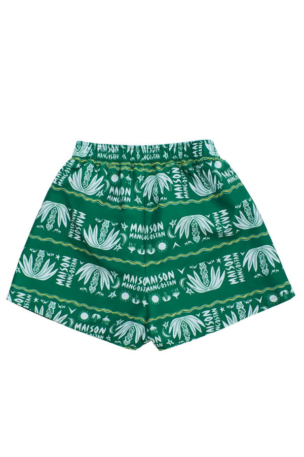 KIDS Maison Mangostan Palma Swim Shorts - Green