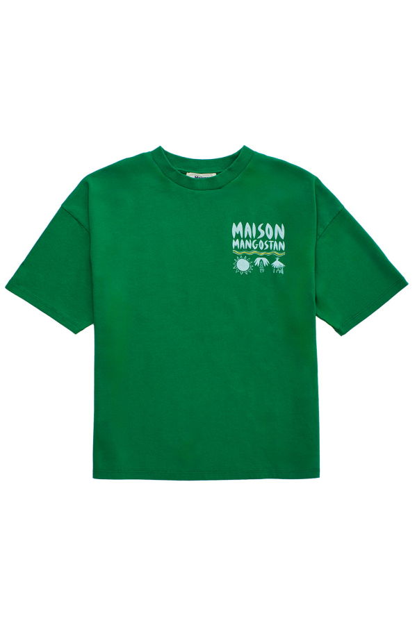 KIDS Maison Mangostan Palma T-Shirt - Green