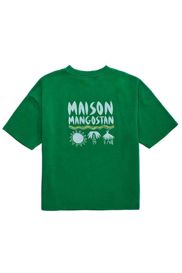 KIDS Maison Mangostan Palma T-Shirt - Green