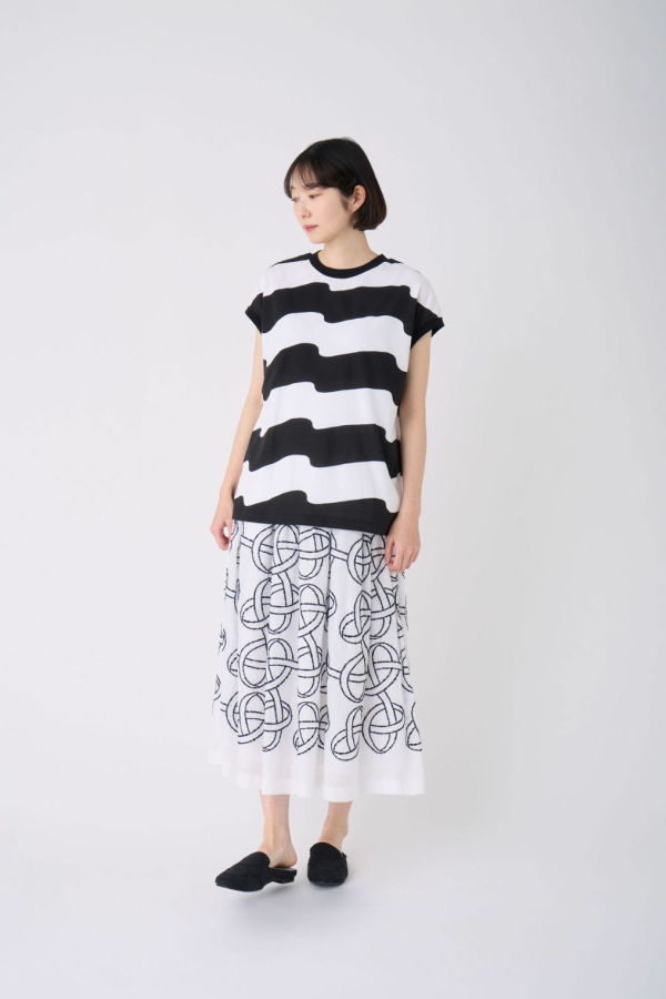 MINA PERHONEN Wind Flag Top