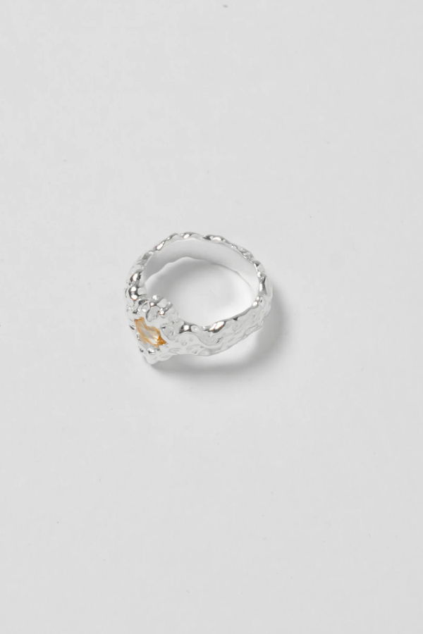 Wolf Circus Silver Citrine Phoebe Ring