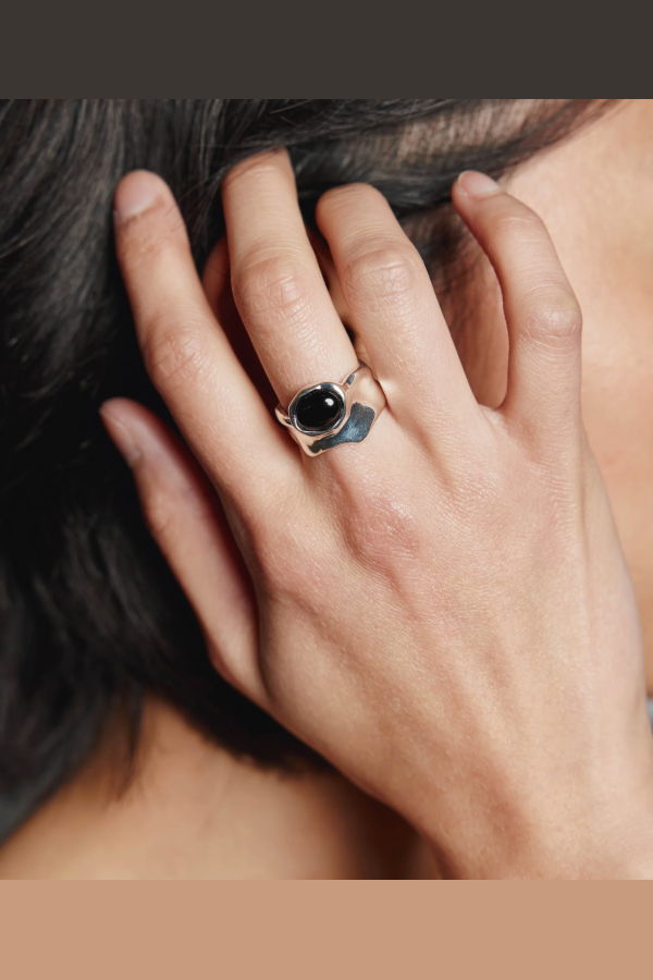 Wolf Circus Silver Onyx Imogen Ring