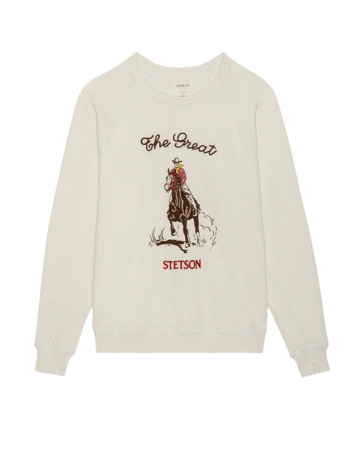The Great. X Stetson The College Sweatshirt With Stetson Graphic - Image 1 of 6