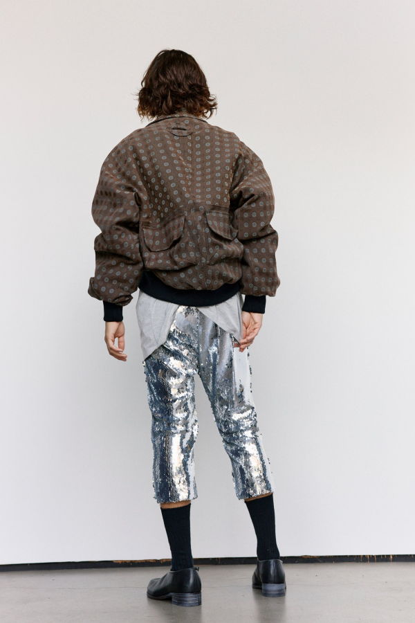Edward Cuming Poly Cotton Bottom-Heavy Bomber Jacket