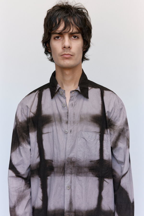 MAN-TLE R19S4 Dorozome Itajime OD Shirt