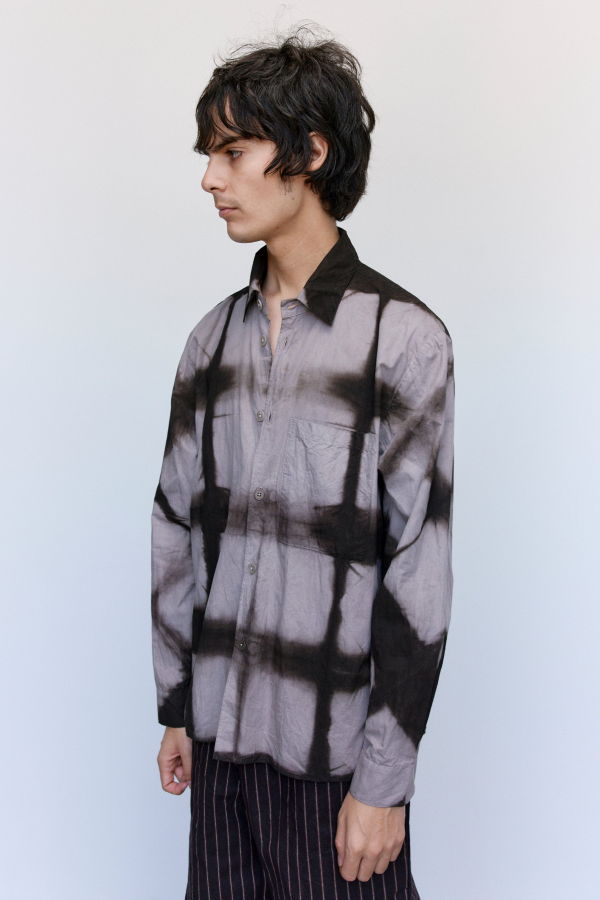 MAN-TLE R19S4 Dorozome Itajime OD Shirt