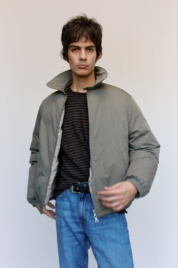 Our Legacy Solaro Sage Tide Cotton Nylon Avenue Puffa Jacket