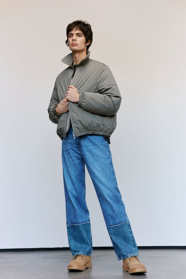 Our Legacy Solaro Sage Tide Cotton Nylon Avenue Puffa Jacket