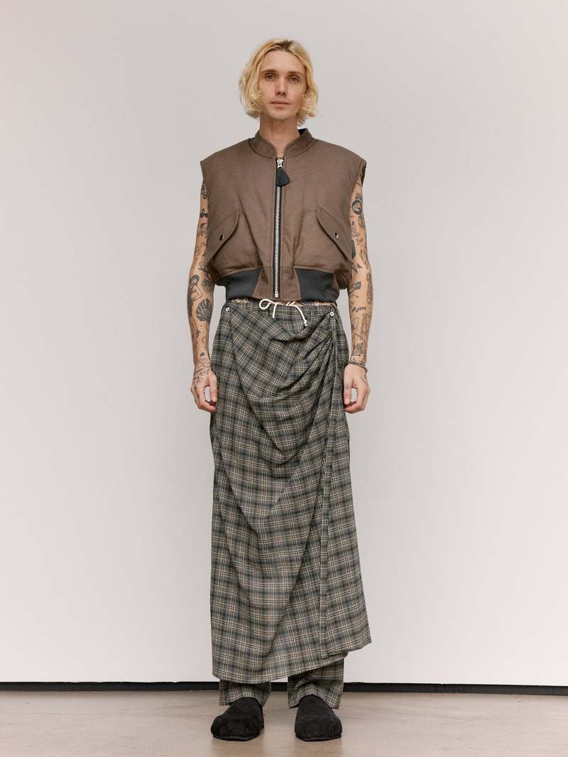 Magliano Wool Bomber Vest - Taupe