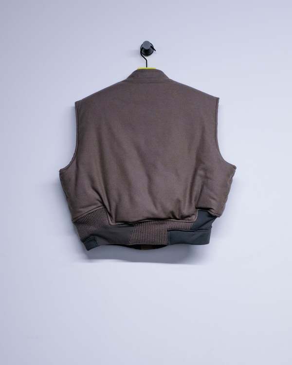 Magliano Wool Bomber Vest - Taupe