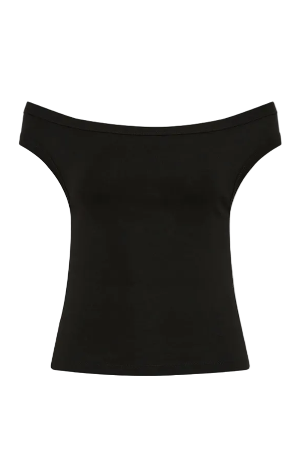 St. Agni Organic Cotton Off Shoulder Top