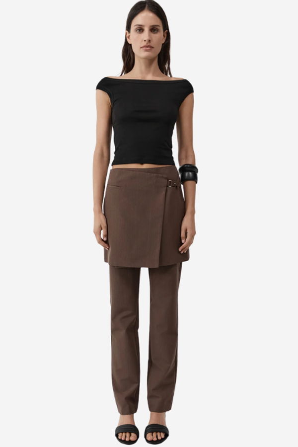 St. Agni Organic Cotton Off Shoulder Top