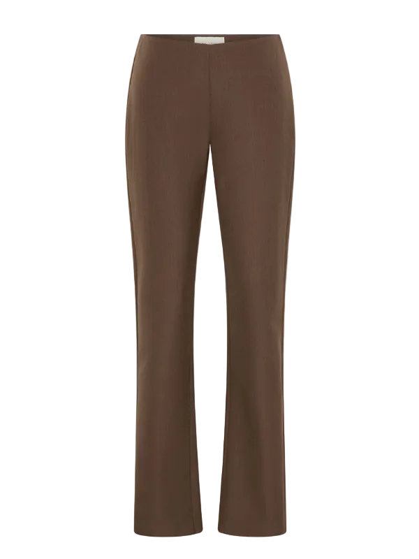 St. Agni Silk Canvas 90s Minimal Pants - Mud