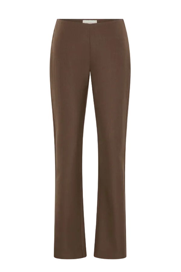 St. Agni Silk Canvas 90s Minimal Pants - Mud