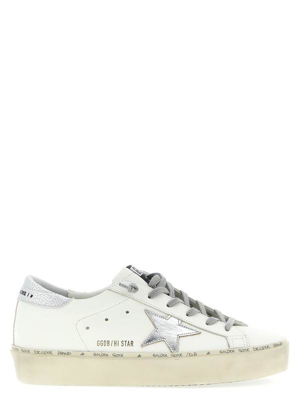 Golden Goose hi-star Sneakers - Silver Golden Goose hi-star Sneakers - Silver