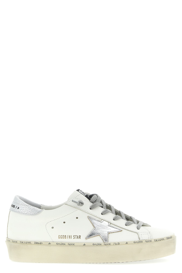 Golden Goose hi-star Sneakers - Silver
