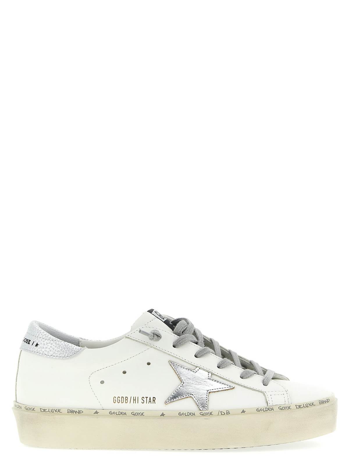 Golden Goose hi-star Sneakers - Silver - Image 1 of 4