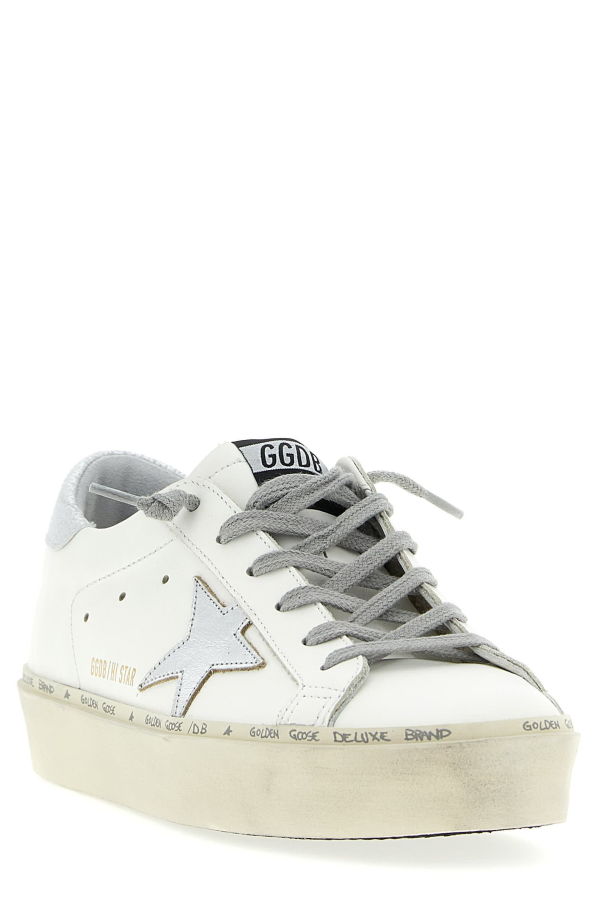 Golden Goose hi-star Sneakers - Silver