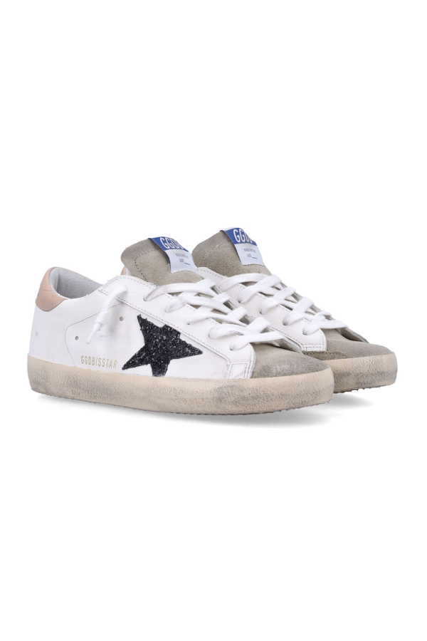 Golden Goose Super-Star Sneakers - White Top/Black Dove