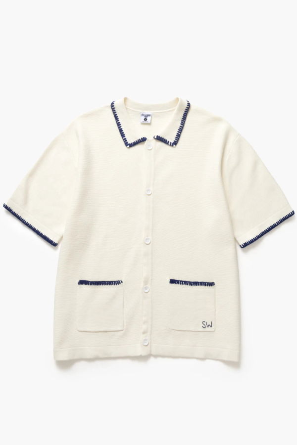 Service Works Blanket Stitch Knit Shirt