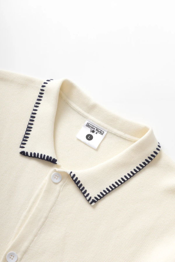 Service Works Blanket Stitch Knit Shirt