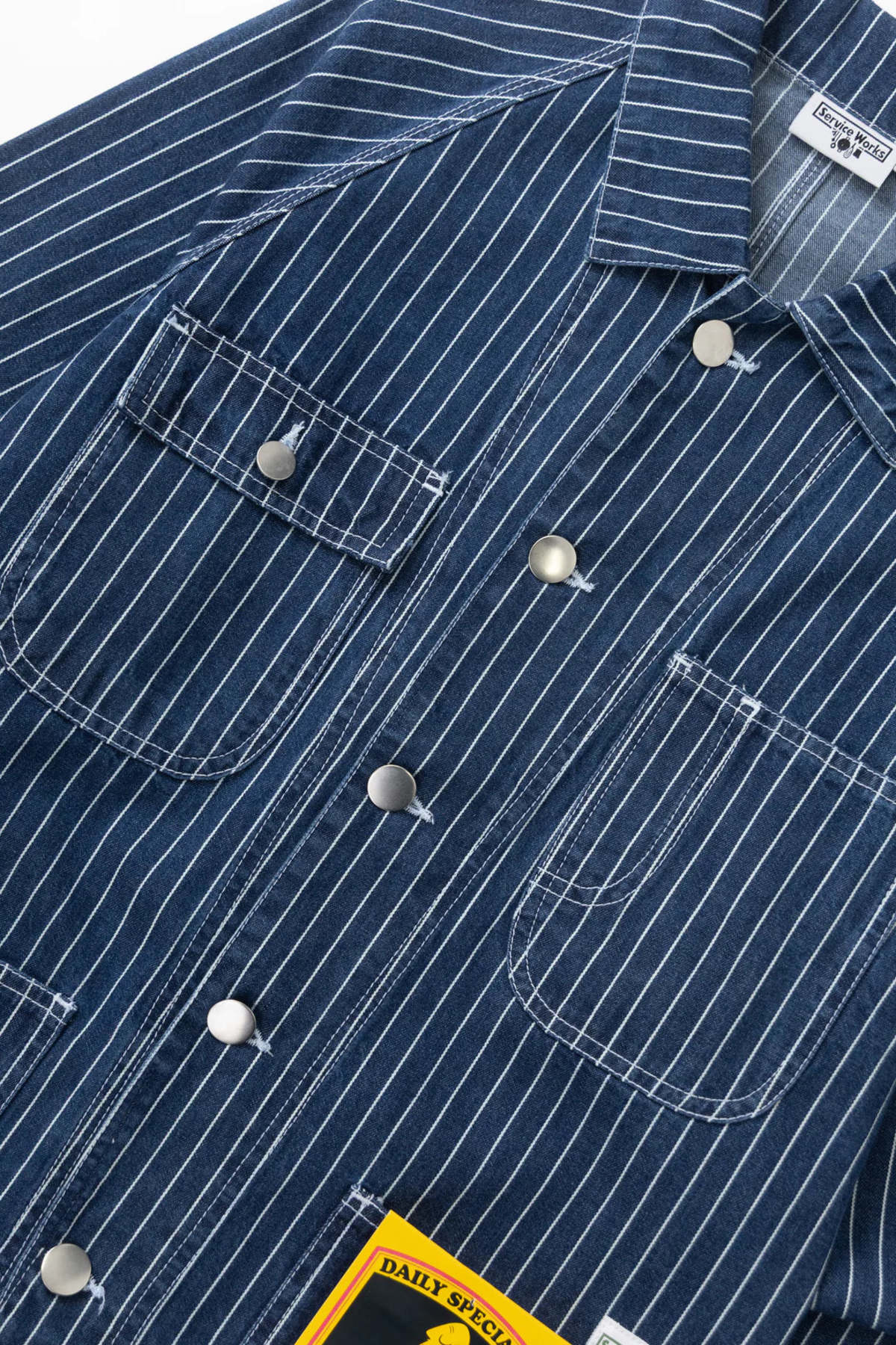 Service Works Pinstripe Denim Coverall 2.0 - Image 5 of 7