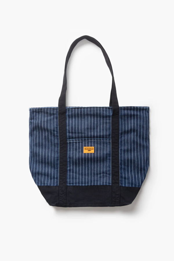 Service Works Pinstripe Denim Tote Bag